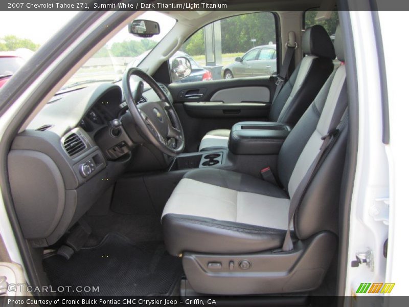 Summit White / Dark Titanium/Light Titanium 2007 Chevrolet Tahoe Z71