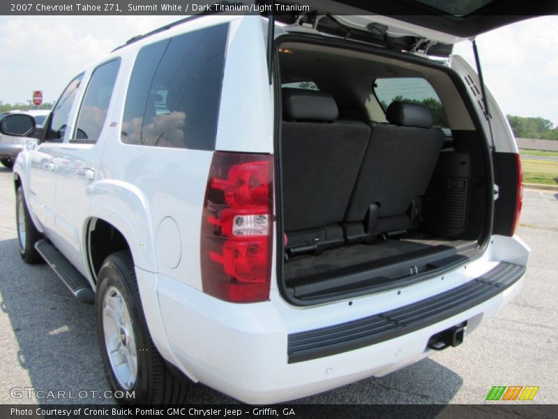 Summit White / Dark Titanium/Light Titanium 2007 Chevrolet Tahoe Z71