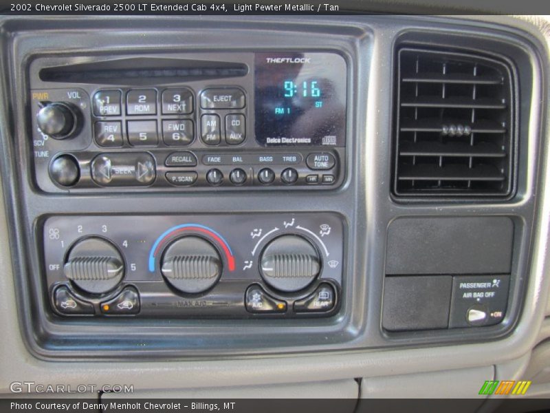 Audio System of 2002 Silverado 2500 LT Extended Cab 4x4