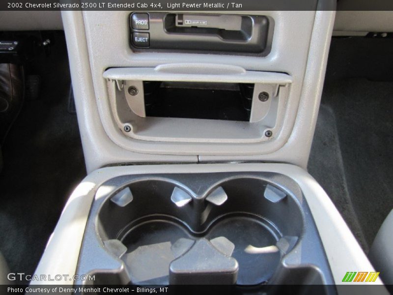Light Pewter Metallic / Tan 2002 Chevrolet Silverado 2500 LT Extended Cab 4x4