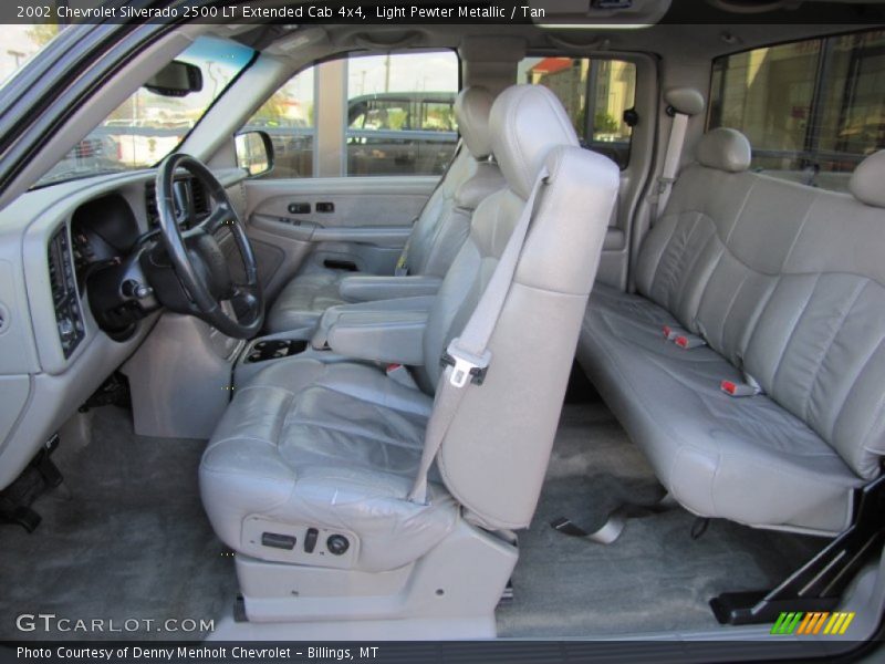 2002 Silverado 2500 LT Extended Cab 4x4 Tan Interior