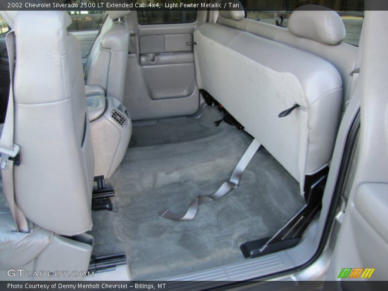 Light Pewter Metallic / Tan 2002 Chevrolet Silverado 2500 LT Extended Cab 4x4