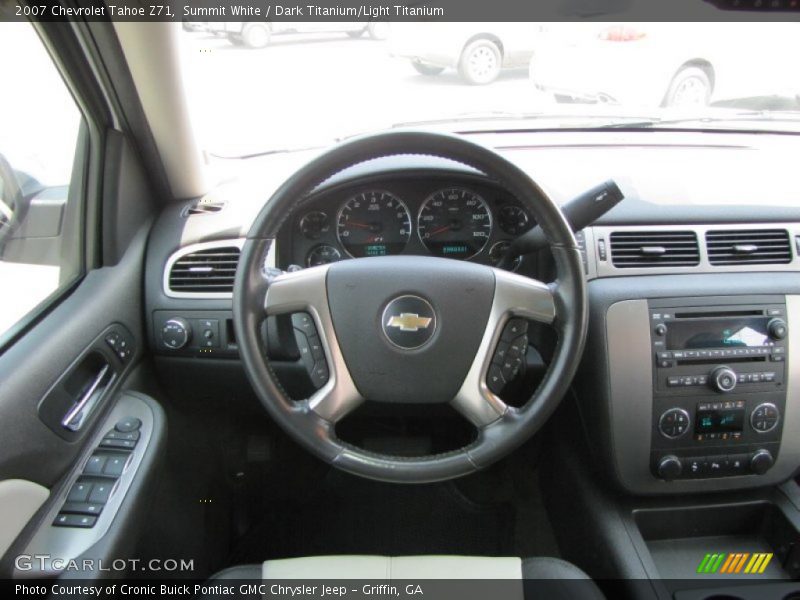 Summit White / Dark Titanium/Light Titanium 2007 Chevrolet Tahoe Z71