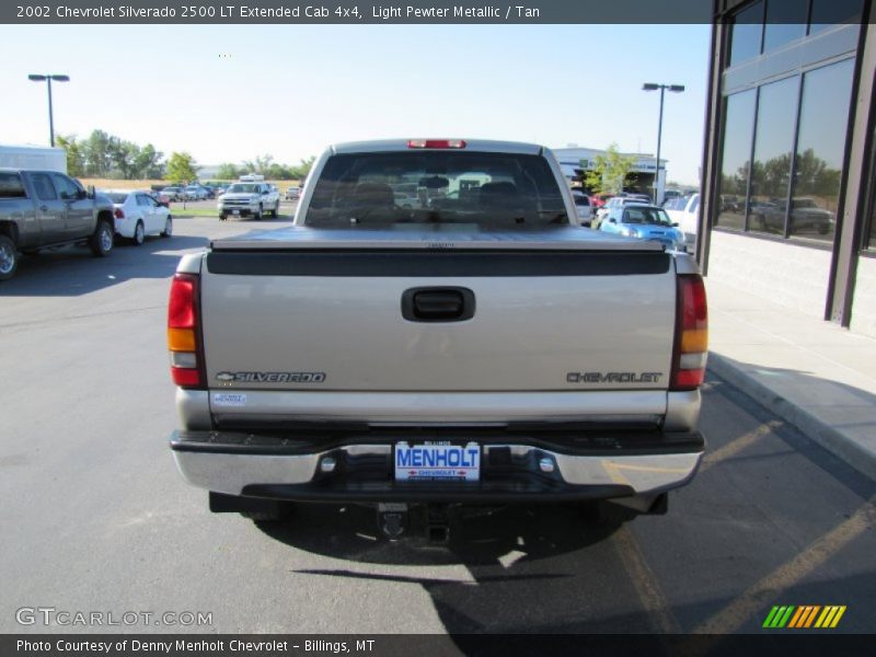 Light Pewter Metallic / Tan 2002 Chevrolet Silverado 2500 LT Extended Cab 4x4