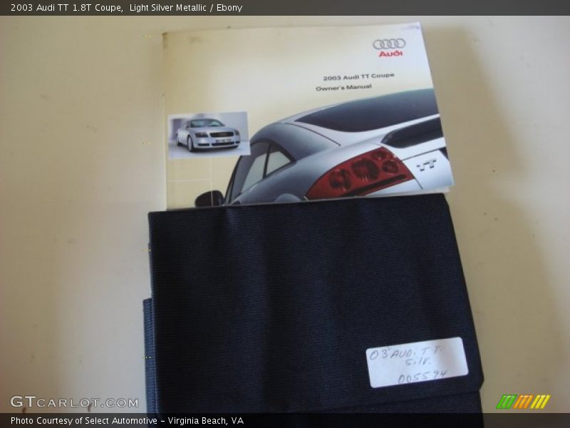 Books/Manuals of 2003 TT 1.8T Coupe