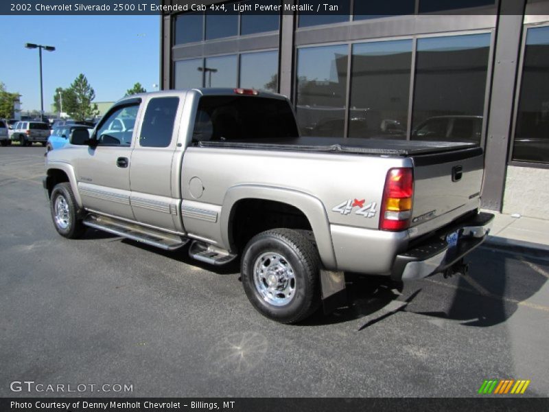 Light Pewter Metallic / Tan 2002 Chevrolet Silverado 2500 LT Extended Cab 4x4