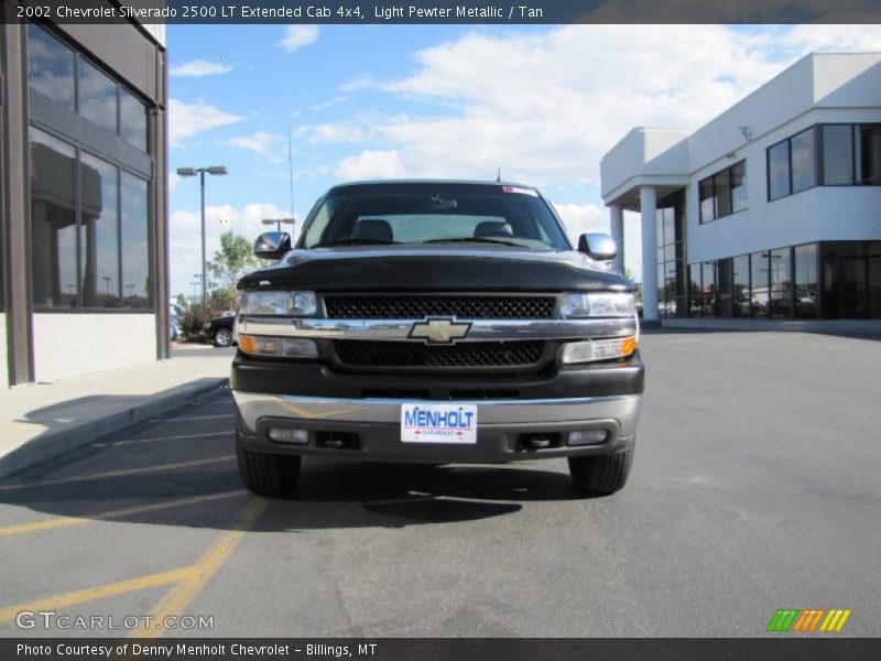 Light Pewter Metallic / Tan 2002 Chevrolet Silverado 2500 LT Extended Cab 4x4