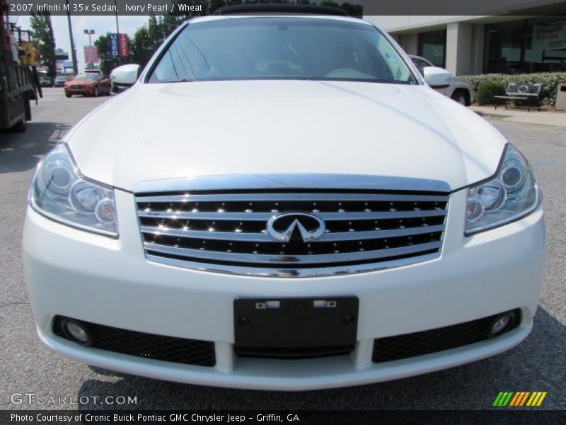 Ivory Pearl / Wheat 2007 Infiniti M 35x Sedan