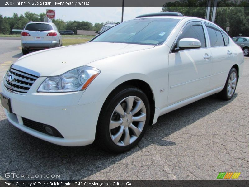 Ivory Pearl / Wheat 2007 Infiniti M 35x Sedan