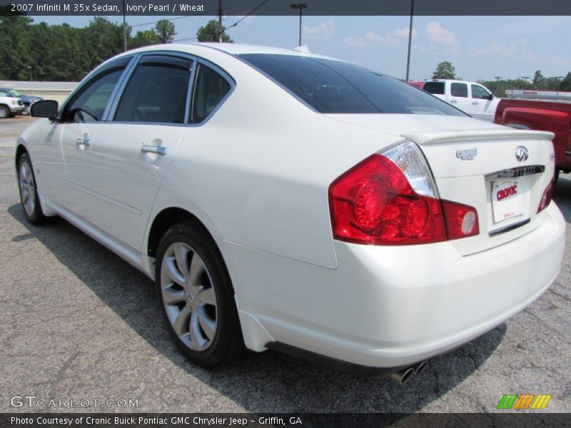 Ivory Pearl / Wheat 2007 Infiniti M 35x Sedan