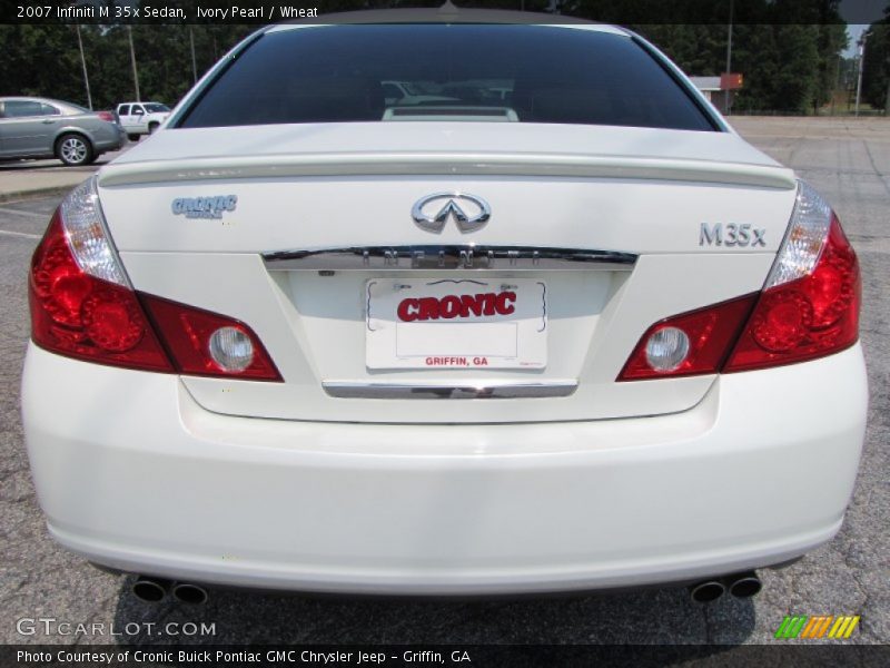 Ivory Pearl / Wheat 2007 Infiniti M 35x Sedan