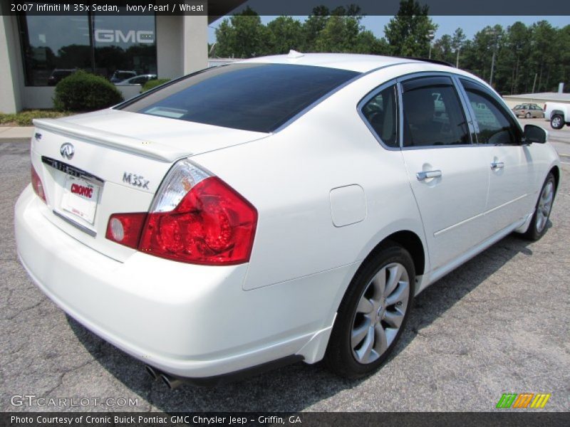 Ivory Pearl / Wheat 2007 Infiniti M 35x Sedan