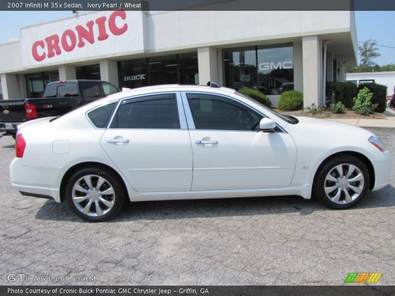 Ivory Pearl / Wheat 2007 Infiniti M 35x Sedan