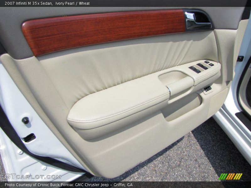 Ivory Pearl / Wheat 2007 Infiniti M 35x Sedan