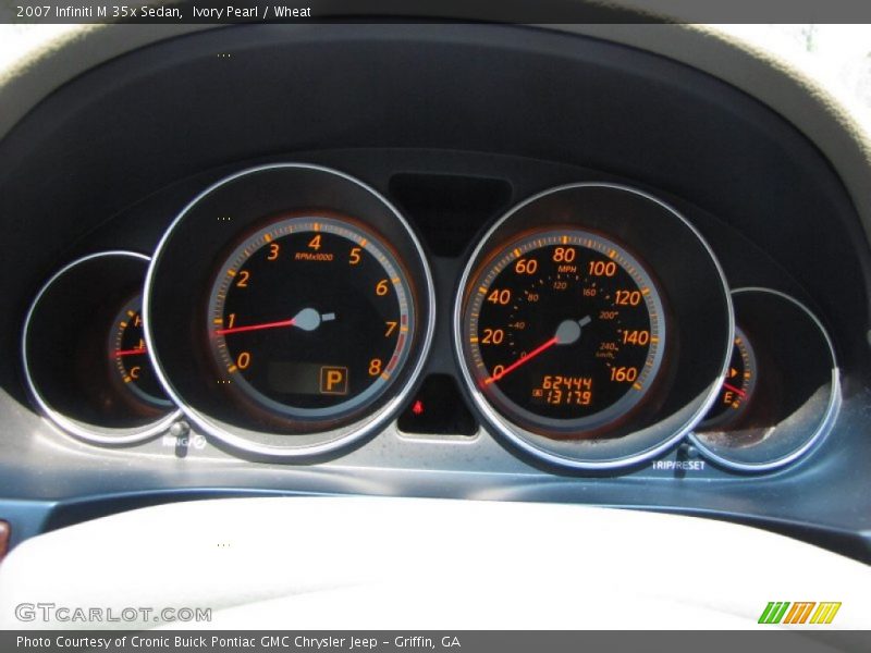 Ivory Pearl / Wheat 2007 Infiniti M 35x Sedan