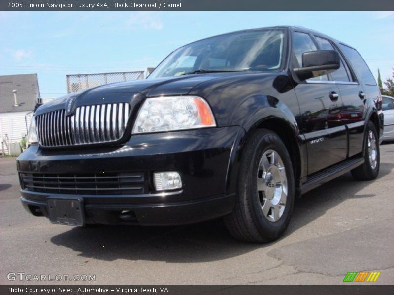 Black Clearcoat / Camel 2005 Lincoln Navigator Luxury 4x4