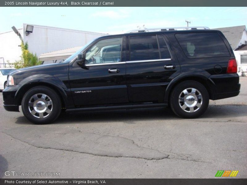 Black Clearcoat / Camel 2005 Lincoln Navigator Luxury 4x4