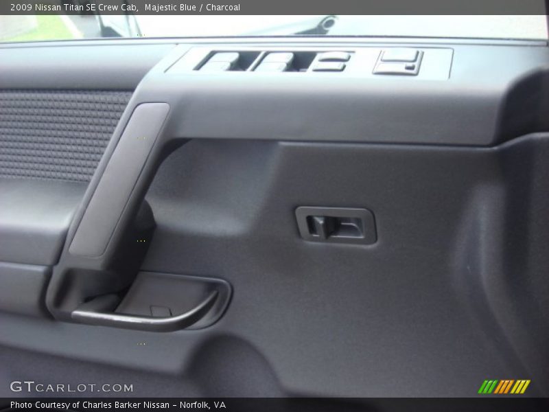 Majestic Blue / Charcoal 2009 Nissan Titan SE Crew Cab