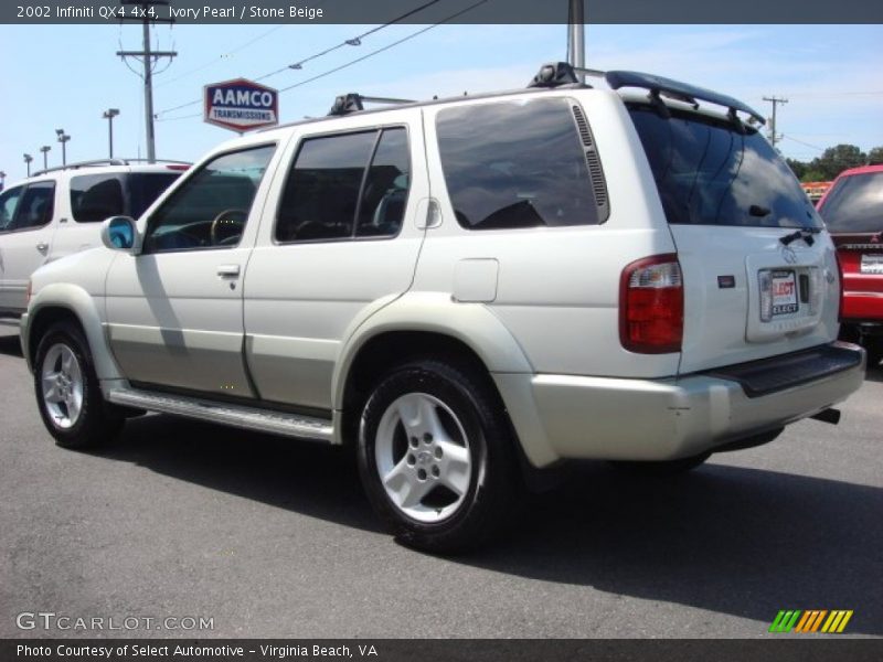 Ivory Pearl / Stone Beige 2002 Infiniti QX4 4x4