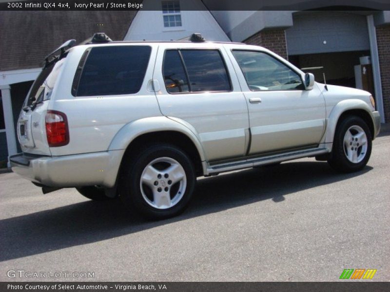 Ivory Pearl / Stone Beige 2002 Infiniti QX4 4x4
