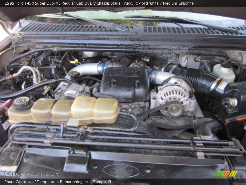  1999 F450 Super Duty XL Regular Cab Dually Chassis Stake Truck Engine - 7.3 Liter OHV 16-Valve Power Stroke Turbo Diesel V8