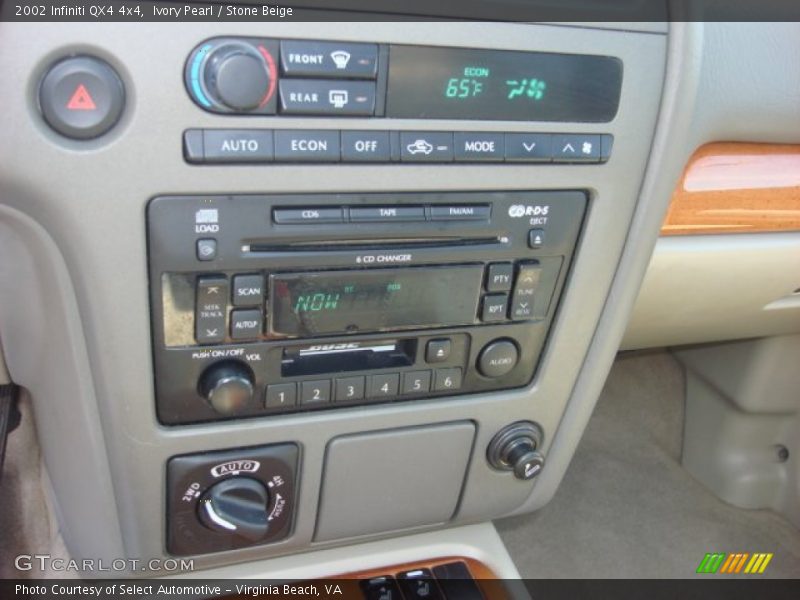 Ivory Pearl / Stone Beige 2002 Infiniti QX4 4x4