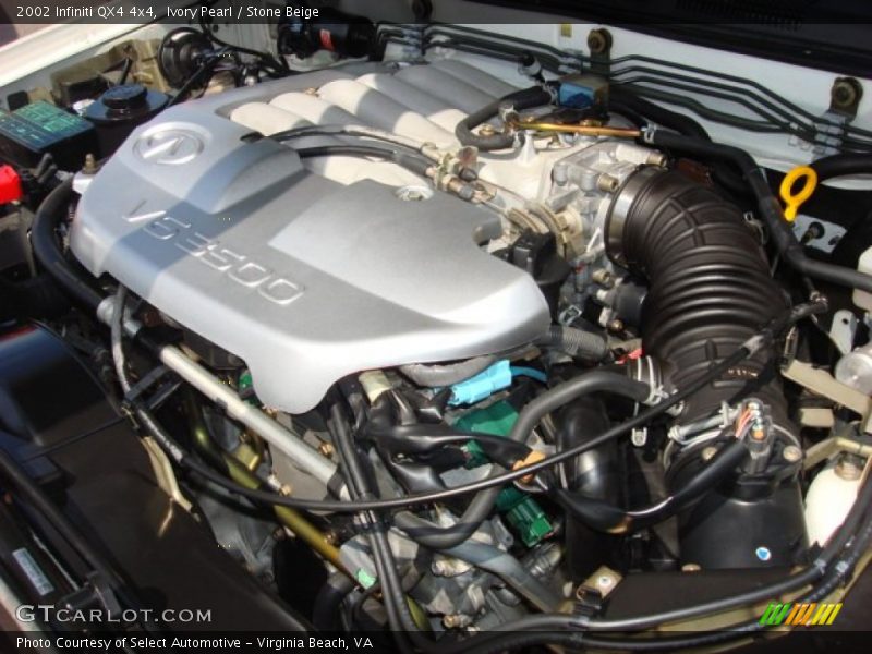 Ivory Pearl / Stone Beige 2002 Infiniti QX4 4x4