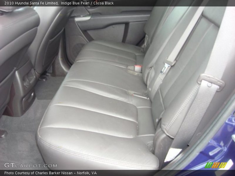 Indigo Blue Pearl / Cocoa Black 2010 Hyundai Santa Fe Limited