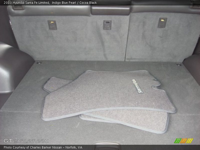 Indigo Blue Pearl / Cocoa Black 2010 Hyundai Santa Fe Limited