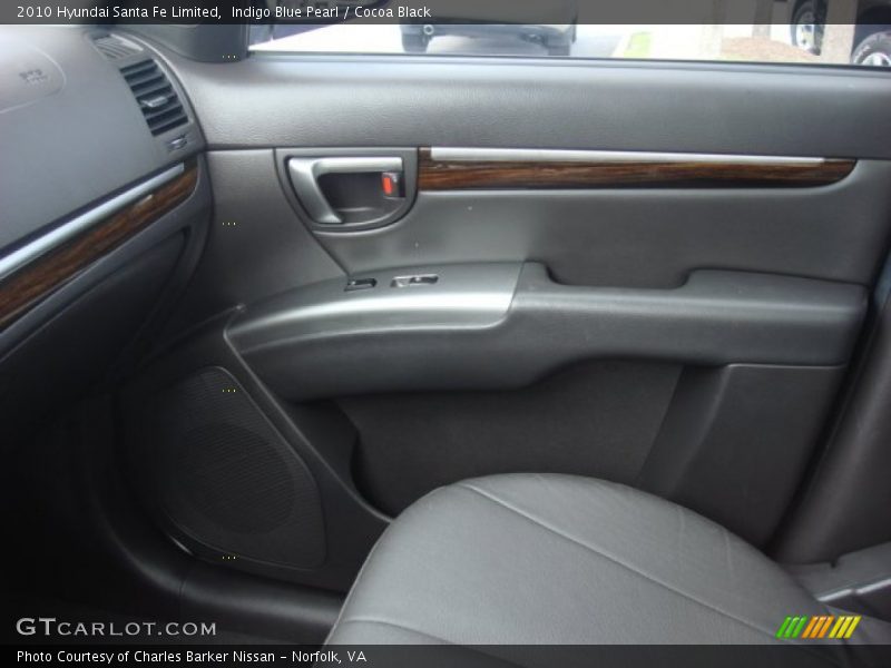 Indigo Blue Pearl / Cocoa Black 2010 Hyundai Santa Fe Limited