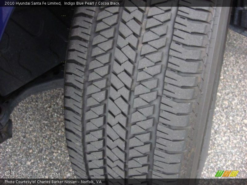 Indigo Blue Pearl / Cocoa Black 2010 Hyundai Santa Fe Limited