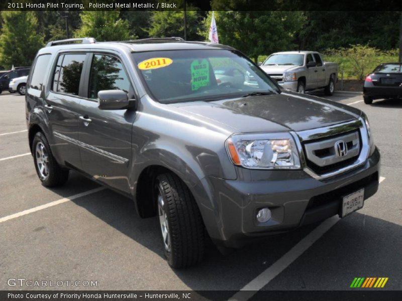Polished Metal Metallic / Black 2011 Honda Pilot Touring