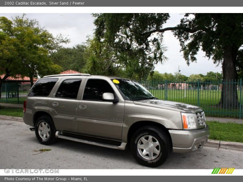 Silver Sand / Pewter 2002 Cadillac Escalade