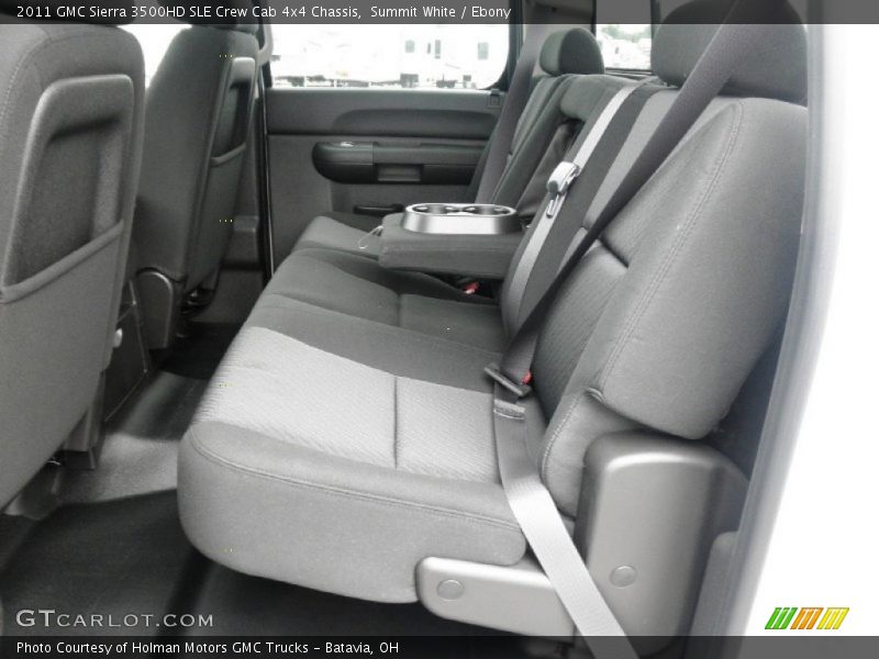 Summit White / Ebony 2011 GMC Sierra 3500HD SLE Crew Cab 4x4 Chassis