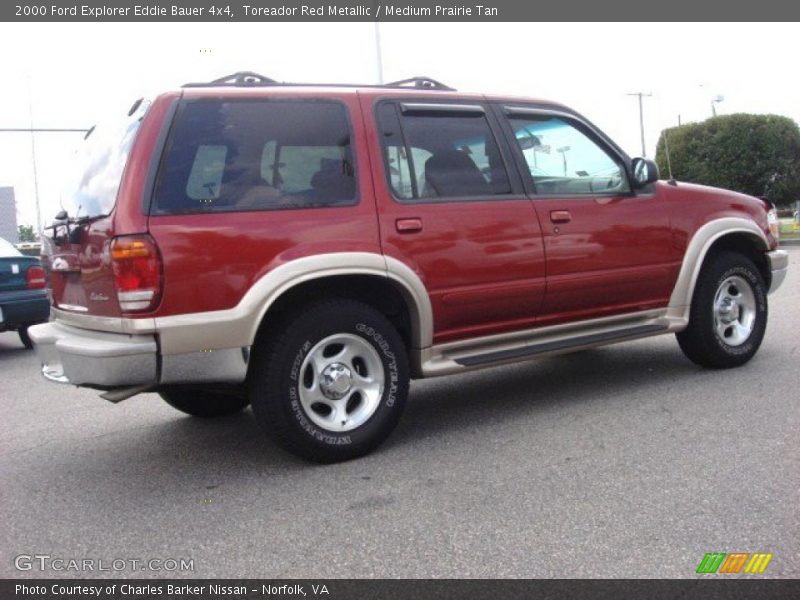 Toreador Red Metallic / Medium Prairie Tan 2000 Ford Explorer Eddie Bauer 4x4