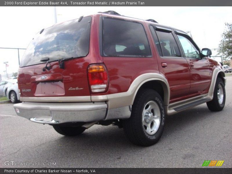Toreador Red Metallic / Medium Prairie Tan 2000 Ford Explorer Eddie Bauer 4x4