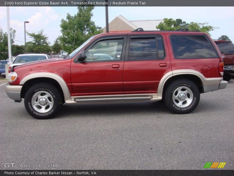 Toreador Red Metallic / Medium Prairie Tan 2000 Ford Explorer Eddie Bauer 4x4