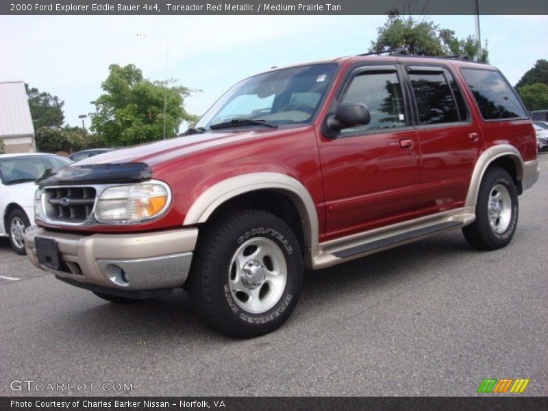 Toreador Red Metallic / Medium Prairie Tan 2000 Ford Explorer Eddie Bauer 4x4