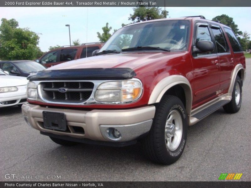 Toreador Red Metallic / Medium Prairie Tan 2000 Ford Explorer Eddie Bauer 4x4