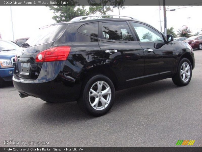 Wicked Black / Black 2010 Nissan Rogue S