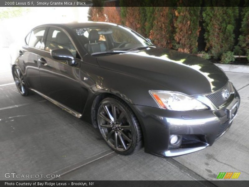 Smoky Granite Mica / Black 2008 Lexus IS F