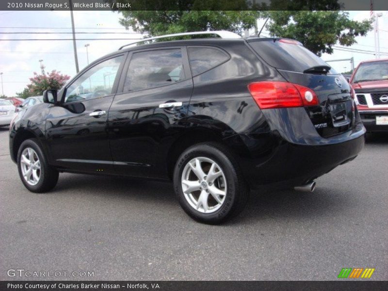 Wicked Black / Black 2010 Nissan Rogue S