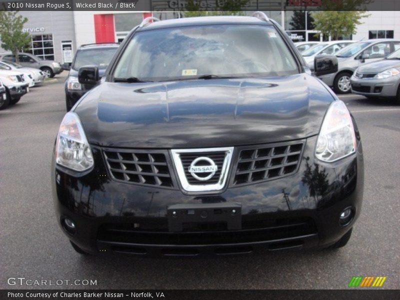 Wicked Black / Black 2010 Nissan Rogue S