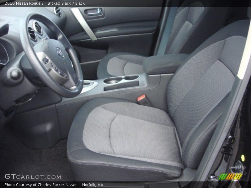 Wicked Black / Black 2010 Nissan Rogue S