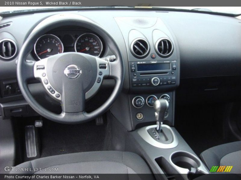 Wicked Black / Black 2010 Nissan Rogue S