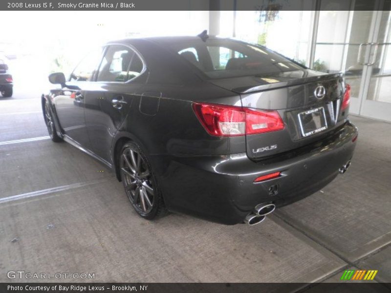 Smoky Granite Mica / Black 2008 Lexus IS F