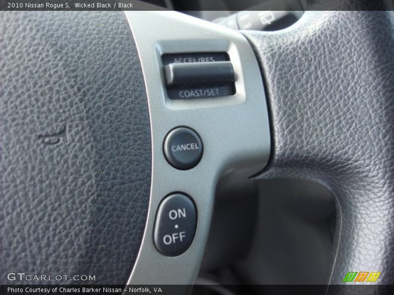 Wicked Black / Black 2010 Nissan Rogue S