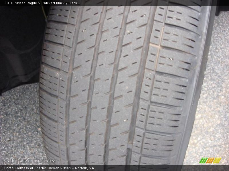 Wicked Black / Black 2010 Nissan Rogue S