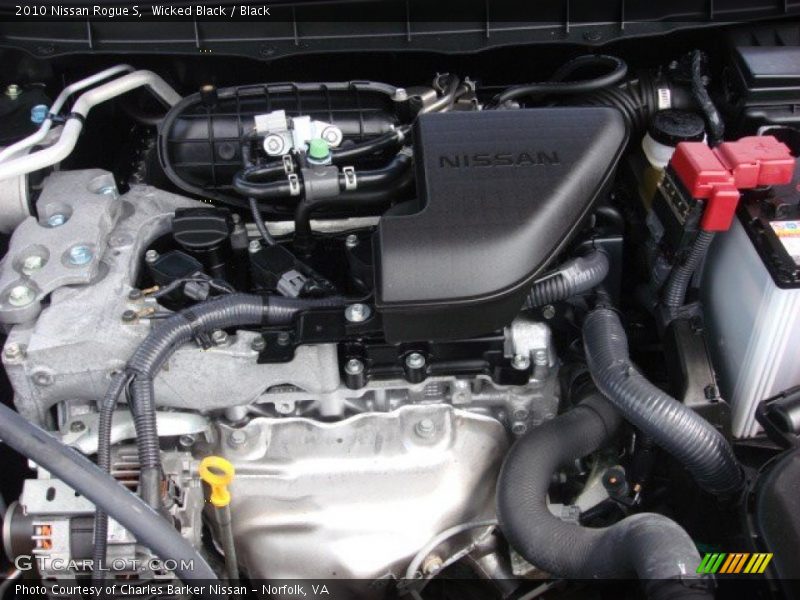 Wicked Black / Black 2010 Nissan Rogue S