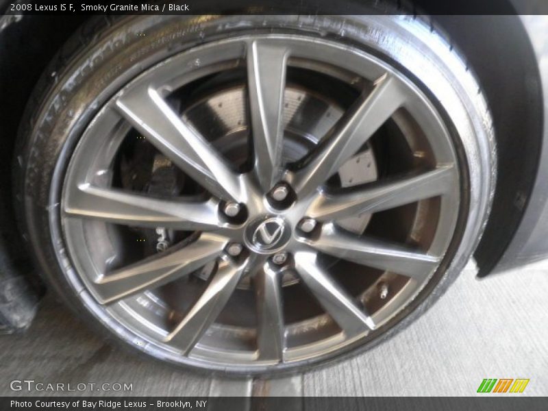 Smoky Granite Mica / Black 2008 Lexus IS F